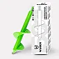 Garden auger 100x300 mm stainless steel, 2 pcs