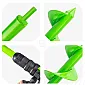 Garden auger 100x300 mm stainless steel, 2 pcs