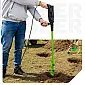 Earth Auger 100x600 mm Stainless Steel, 2-Pack