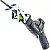 Cordless Reciprocating Saw 12 V with 2x2.0 Ah Batteries and Charger, Wuber Tools