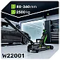 Lågprofil garagedomkraft 2500 kg, 80-360 mm