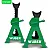 Axle Stands with Rubber Pads 3000 kg, 280-425 mm, 2 pcs, Wuber Tools