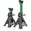 Pallbockar 3 t, 280–425 mm, 2 st, med låssprint och gummiskydd, Wuber Tools