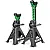 Axle Stands 3 t, 280–425 mm, 2 pcs, with Locking Pin and Rubber Pads, Wuber Tools