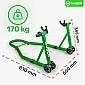 Motorcycle rear wheel stand 170 kg, 34 cm lift