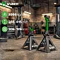 Axle Stands 3 t 285-415 mm 2 pcs
