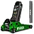 Low Profile Garage Jack 5 t, 95–550 mm, Twin Piston, Hydraulic, Wuber Tools