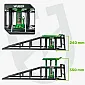 Car ramps with hydraulic jacks 5 t, 2 pcs