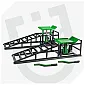 Car ramps with hydraulic jacks 5 t, 2 pcs