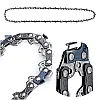 Saw Chain 4" (10 cm) 1/4" Pitch for Mini Chainsaws, 4-Pack, Wuber Tools