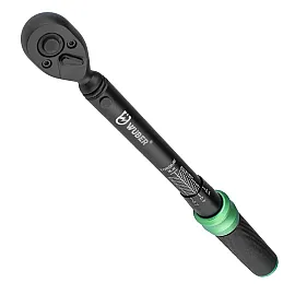 Momentnyckel 1/4" 1-25 Nm 72 Tänder Cr-V-stål med Kalibreringscertifikat, Wuber Tools
