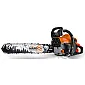 Chainsaw guide bar 15" 38 cm, 2 chains 0.325"