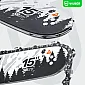 Chainsaw guide bar 15" 38 cm, 2 chains 0.325"