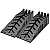 Car Ramps 8 t, Cellular Structure, Width 280 mm, Height 170 mm, 2 pcs, Wuber Tools