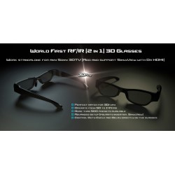 3Dfury HDFury IR/RF aktiva 3D glasögon RF/IR from 48 to 144Hz