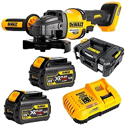 Vineklslip 54V 6.0Ah XR FlexVolt Li-Ion sladdlös, borstfri 125 mm (5), DEWALT