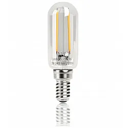 Vintage glödlampor LED E14 2W 240lm, 3000K varmt gulaktigt ljus, 4st
