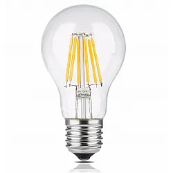 Vintage glödlampor LED E27 6W (motsvarar 60W) 720lm, 2700K varmt gulaktigt ljus, 4st