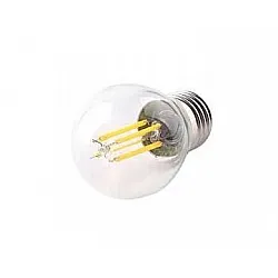 Vintage glödlampor LED E27 4W (motsvarar 40W) 440lm, 2700K varmt gulaktigt ljus, 4st