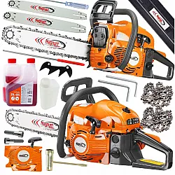 Kedjesåg, motorsåg bensindriven 40-45 cm, 5.2hk 58 cm³ inkl. tillbehör, Magnum Kedjesåg, motorsåg bensindriven 40-45 cm, 5.2hk 58 cm³ inkl. tillbehör, Magnum
