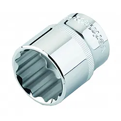 12-kantig kort hylsa CRV 1/236 mm, Verkatto