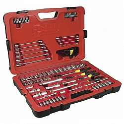 Socket tools set 1/4, 3/8, 96 pcs, STANLEY