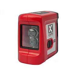 Självnivellerande krysslinjelaser röd, laserpass 20m, 2 linjer, Kapro