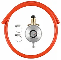 Regulatorset - svenskt slang och gasregulator CE för gasolkaminer m.m. Mustang