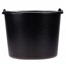 Mäthink 10st, graderad, blandartunna i plast, svart, för vatten till fix, fog, spackel etc