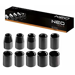 Hylssats 10st. 1/210-24 mm CrV, sexkant, NEO Tools