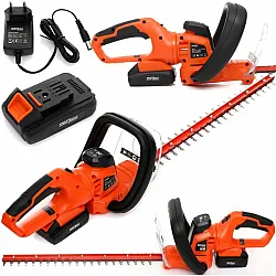 Hedge trimmer 52 cm, battery 20V 1500mAh, Kraft & Delle