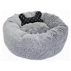 Superskön och mjuk kattbädd eller hundbädd, rund 60 cm, Rotex