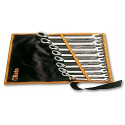 Combination Wrench set with Ratchet and Switch, 8-19 mm, 6 Pieces, BETA Tools
