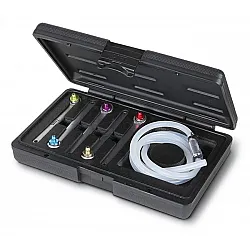 Brake Bleeding Kit 6 Pieces with Brake Pipe Wrenches 7-11 mm, Hoses, Plastic Case, BETA Tools