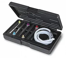 Bromsluftningssats 6 Delar med Bromsrörsnycklar 7-11 mm, Slangar, Plastväska, BETA Tools