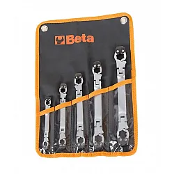 Swivel Ring Spanner set, 5 Pieces 8–17 mm, BETA