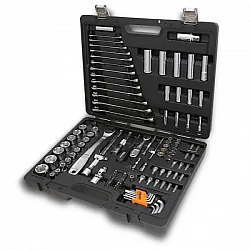 Socket set 116 Tools, Molded Plastic Case, BETA Tools