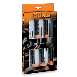 Drivdornsats 6 Delar 2-8 mm Rostfri, BETA