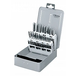 Tap set 21 Pieces M3-M12, Chrome Steel Metal Case, BETA Tools