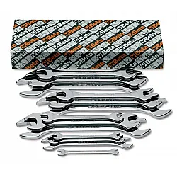 Double Box Wrench set 13 Pieces 6 x 7-30 x 32 mm, BETA
