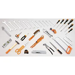 Hand socket wrenches with 3/8" female square drive, long type, polygonal mouth, chrome-plated