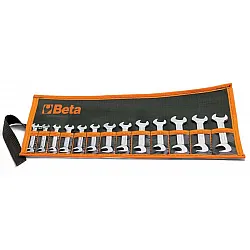 Open Wrench set 13 Pieces 4-14 mm Stainless Steel, BETA