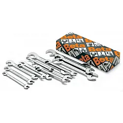 Open-End Wrench set 13 Pieces 4-14 mm Stainless Steel, BETA