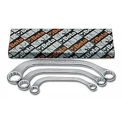 Curved Ring Spanner set for Starter Motors, 3 Pieces SAE, BETA