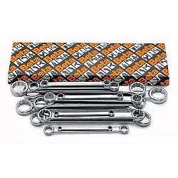 Flat Ring Wrench set 8 Pieces 6 x 7 mm-20 x 22 mm, BETA