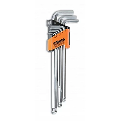 Long HEX Key set, 8 Pieces, 2-10 mm, BETA