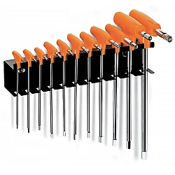 HEX Key set with T-Handle, 11 Pieces, 2-10 mm, BETA