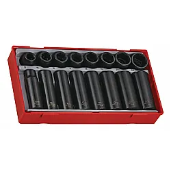 16 Piece 1/2 Drive Ansi Impact Socket set