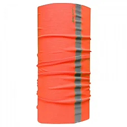 Universal huvudduk / ansiktsmask med reflex och fleece, orange