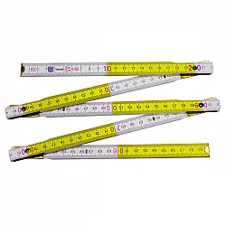 Wood Folding Ruler 2m, EG III, Proline